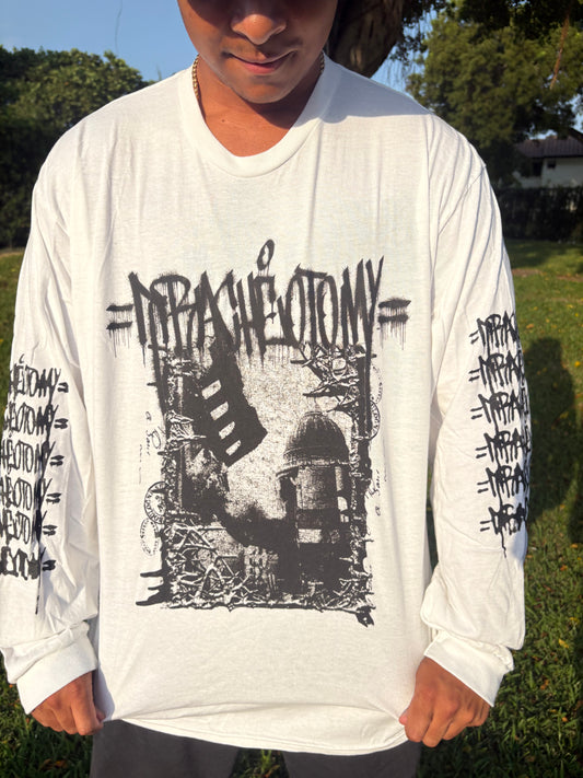 WHITE GRAFFITI LONGSLEEVE