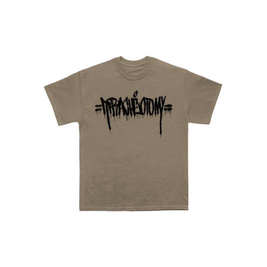 CAMO GREEN GRAFFITI TEE
